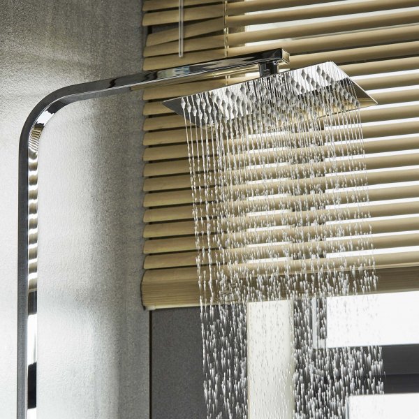 Takduschset komplett paket | Cindy - Krom