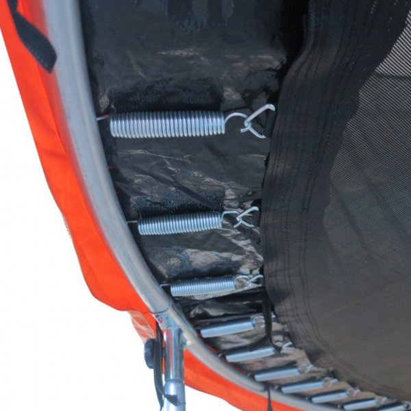 Studsmatta 245cm | Med skyddsnät | Svart/Orange Studsmatta 245cm | Med skyddsnät | Svart/Orange