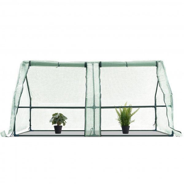 Plastv�xthus 1,6m� | St�lram med PE-plast�verdrag