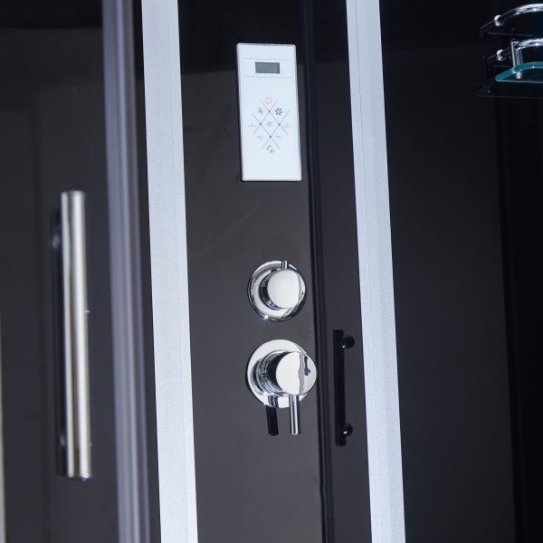 Rektangulär duschkabin med badkar Rektangulär duschkabin med badkar