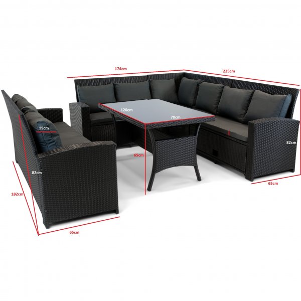 Soffgrupp utemöbler | Inbyggd förvaring | Lyfco Sannäs Soffgrupp utemöbler | Inbyggd förvaring | Lyfco Sannäs