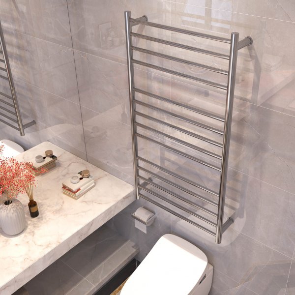 Elektrisk handdukstork 63x116x13,5cm | Rostfritt st�l | OH-017