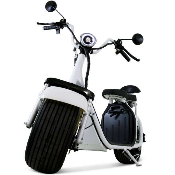 Fatscooter 2000W - LG litiumbatteri - Vit