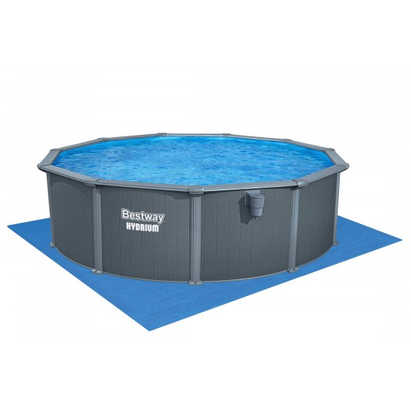 Bestway pool ovan mark Ø4,88m – 132cm djup | Hydrium™ Stålväggspool Set (561CU) Bestway pool ovan mark Ø4,88m – 132cm djup | Hydrium™ Stålväggspool Set (561CU)