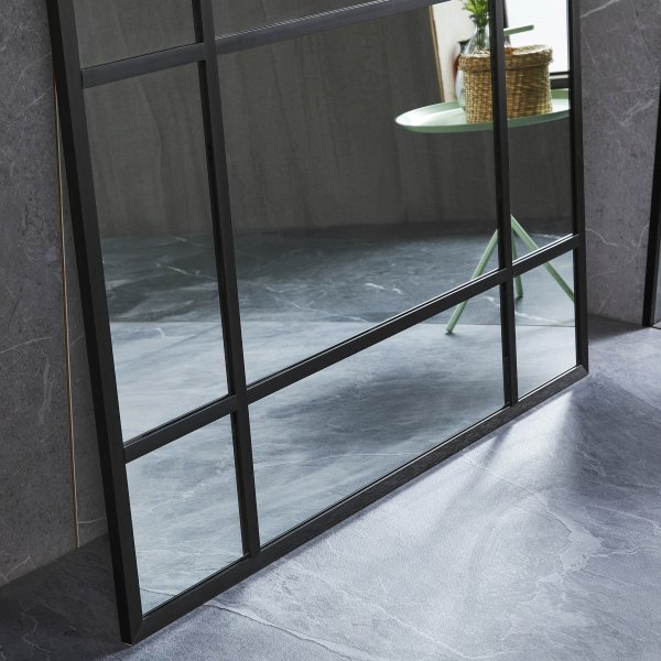 Stor helkroppsspegel | Sprjsad | Svart ram