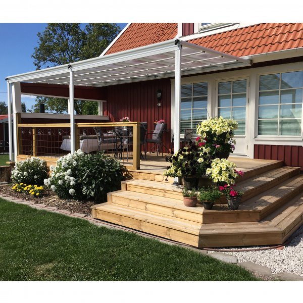 Altantak 5.6x3.0m | Extra hög | Kanalplast / Aluminium Altantak 5.6x3.0m | Extra hög | Kanalplast / Aluminium