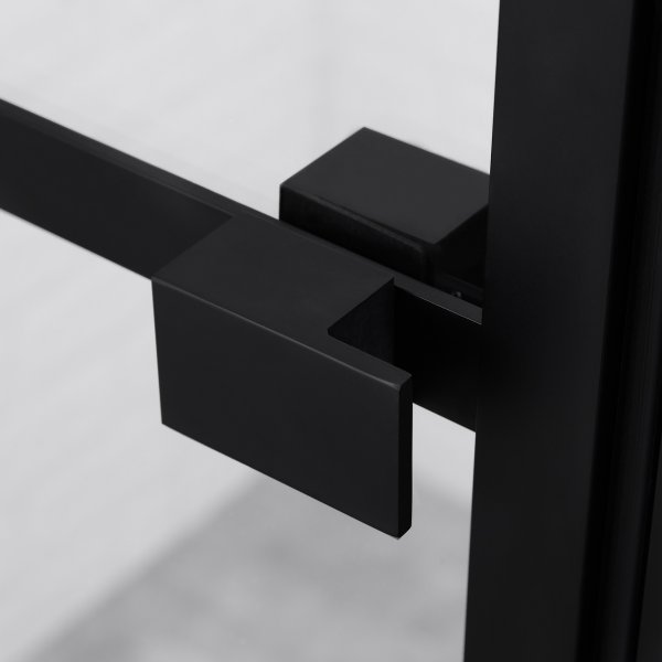 Duschvägg med svart spröjs | Stilren design | 6mm säkerhetsglas Duschvägg med svart spröjs | Stilren design | 6mm säkerhetsglas