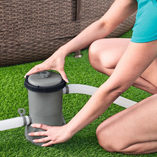 Bestway Flowclear filterpump 2006l/h | För ovanmarkpool | 58383 Bestway Flowclear filterpump 2006l/h | För ovanmarkpool | 58383