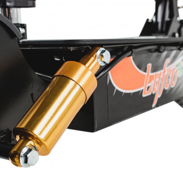 Elscooter 1600W Premium med sadel | Navmotor | 40 km/tim | Lyfco