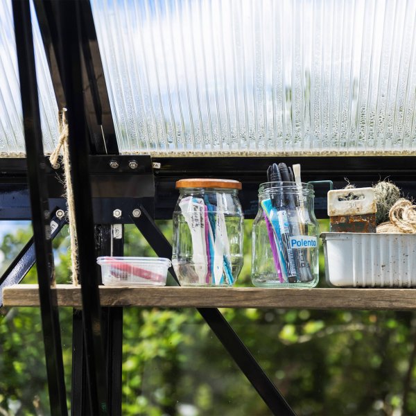 T-format glasväxthus 11,2m² | 4mm säkerhetsglas | 5 års stormgaranti T-format glasväxthus 11,2m² | 4mm säkerhetsglas | 5 års stormgaranti