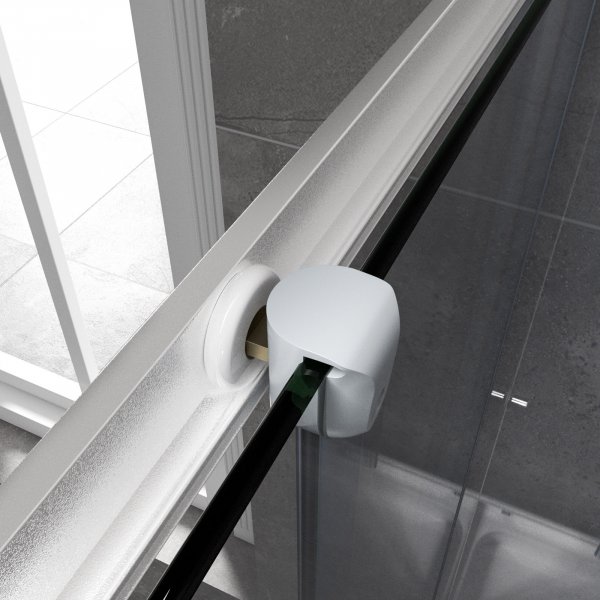 Komplett duschkabin med aluminiumprofiler Komplett duschkabin med aluminiumprofiler