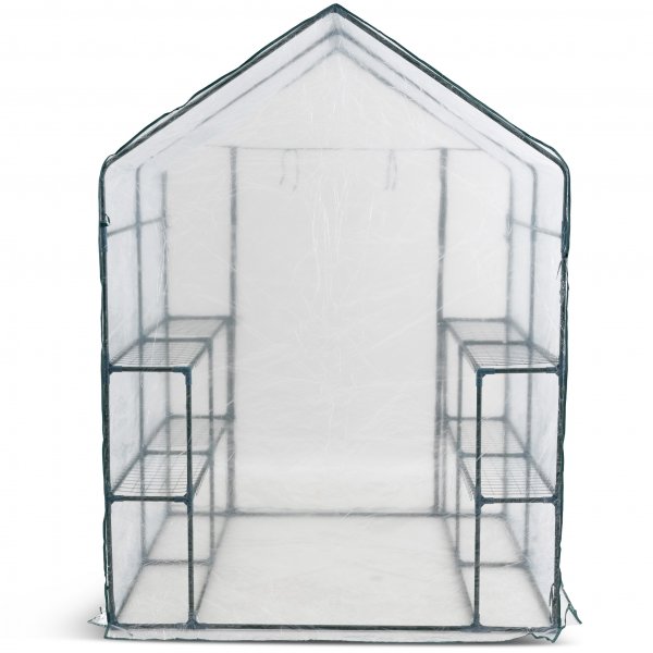 Plastvxthus 2m | Stlram med PVC-verdrag