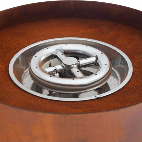 Gasoldriven eldstad i cortenst�l | F�r utomhusmilj� | Fredrika - FYNDVARA