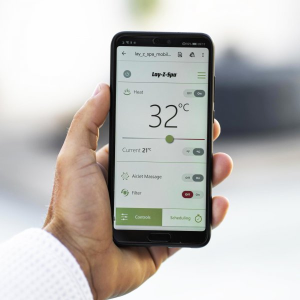 Lay-Z Spa Milan AirJet Plus | Bestway uppbl�sbart spabad 4-6 personer