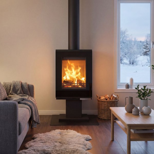 Braskamin 9 kW | Vedeldad kamin med glasfront | Raumo Braskamin 9 kW | Vedeldad kamin med glasfront | Raumo
