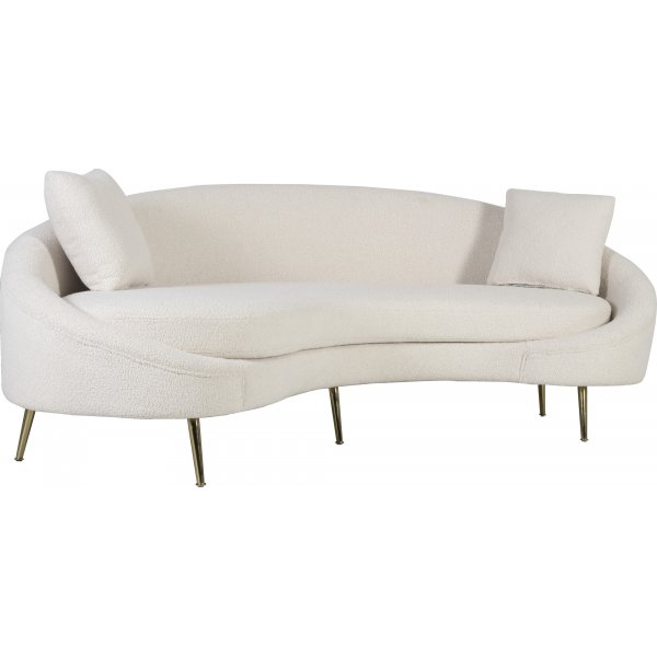 Eses 3-sits soffa – Beige Bouclé | Generös loungesoffa med exklusiv textur Eses 3-sits soffa – Beige Bouclé | Generös loungesoffa med exklusiv textur