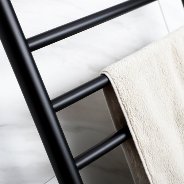 Elektrisk handdukstork 52x78x12,5cm | Svart Elektrisk handdukstork 52x78x12,5cm | Svart