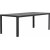 Utebord 205x90 cm i svart aluminium med Noonwood bordsskiva | Las Vegas