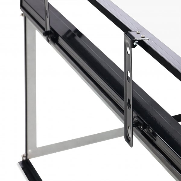 Miniv�xthus 4 �ppningsbara luckor | 4mm s�kerhetsglas | Svart