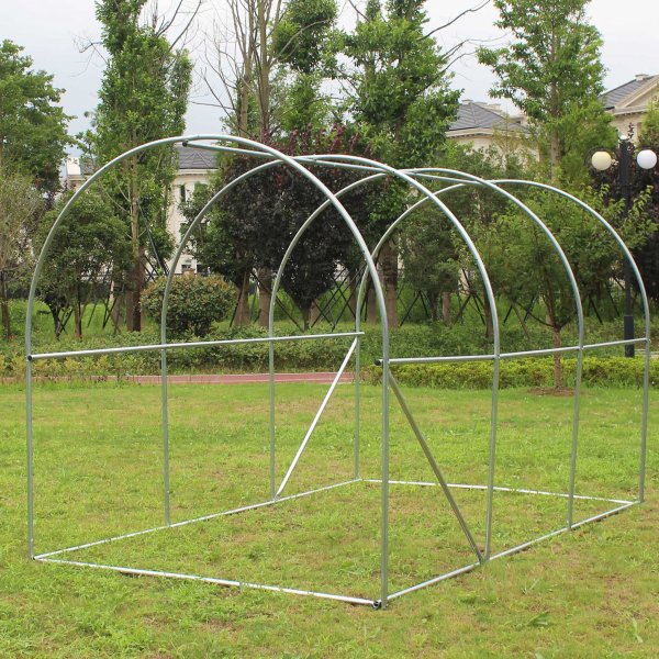 Tunnelväxthus 6m² | Stålram med PE-plastöverdrag Tunnelväxthus 6m² | Stålram med PE-plastöverdrag