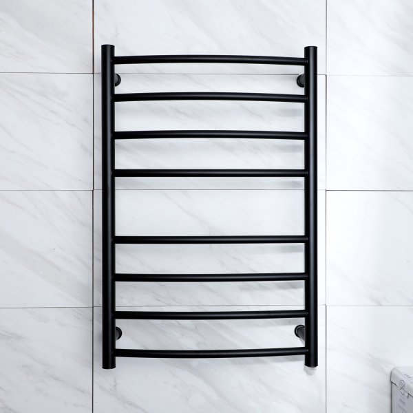 Elektrisk handdukstork 52x78x12,5cm | Svart Elektrisk handdukstork 52x78x12,5cm | Svart