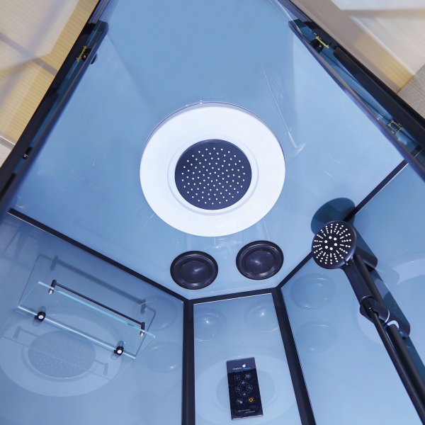 Lyxig duschkabin med massage, belysning, bluetooth - Gr�