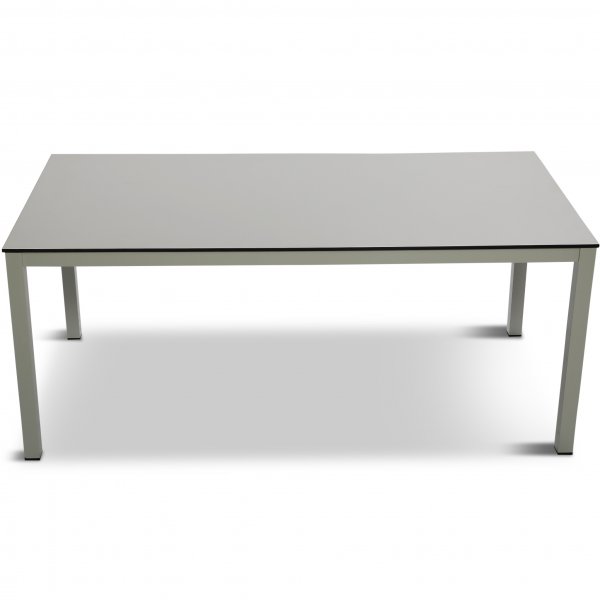 Underh�llsfritt matbord i h�gtryckslaminat och aluminium - 180cm