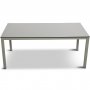 Underhllsfritt matbord i hgtryckslaminat och aluminium - 180cm