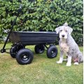 Kundbild Tippbar tr�dg�rdsvagn 75L | H�llbar st�lram | Svart: B�sta hj�lpredan i tr�dg�rden (den...