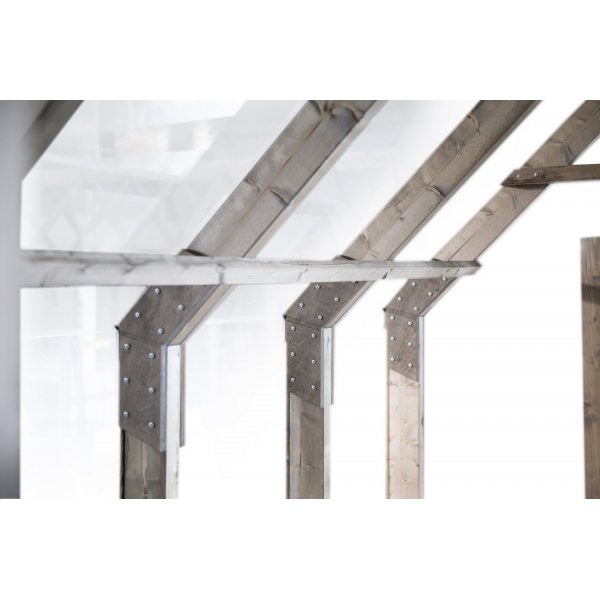 V�xthus 8,2 m� | Tr�v�xthus med h�rdat glas | Extra h�g takh�jd | Priskus