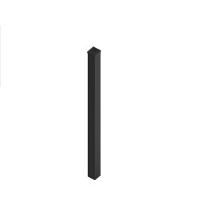 Stolpe till aluminiumstaket | 76x76x1150mm | Aurelius Stolpe till aluminiumstaket | 76x76x1150mm | Aurelius