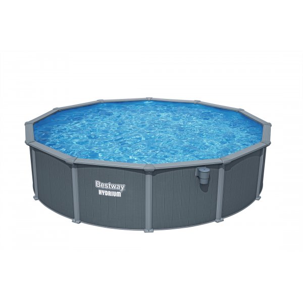 Bestway pool ovan mark Ø5,49m – 132cm djup | Hydrium™ Stålväggspool Set (561CS) Bestway pool ovan mark Ø5,49m – 132cm djup | Hydrium™ Stålväggspool Set (561CS)