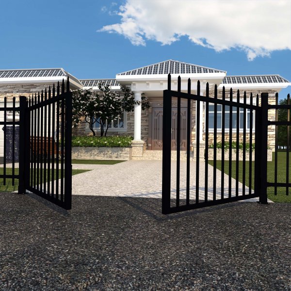 Smidesgrind 120x300cm | Dubbelgrind | Smedsbyn Smidesgrind 120x300cm | Dubbelgrind | Smedsbyn