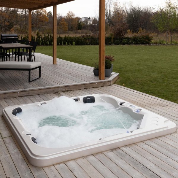 Spabad Eden - 5 personer | 215x215x86 cm | Balboa system | Lyfco Spabad Eden - 5 personer | 215x215x86 cm | Balboa system | Lyfco