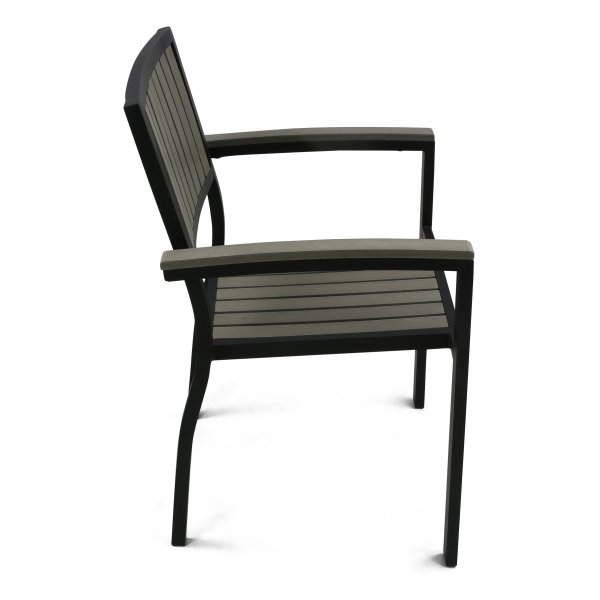 Trdgrdsstol i aluminium och komposit - FYNDVARA