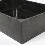 Tvttstll 45x35cm | Svart natursten | Unika skiftningar