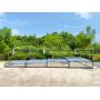 Pooltak 4x8m | Utan skenor | UV-skydd