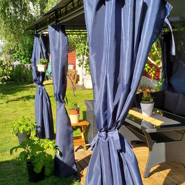 Paviljong 4x3 m inkl. paviljongväggar Paviljong 4x3 m inkl. paviljongväggar