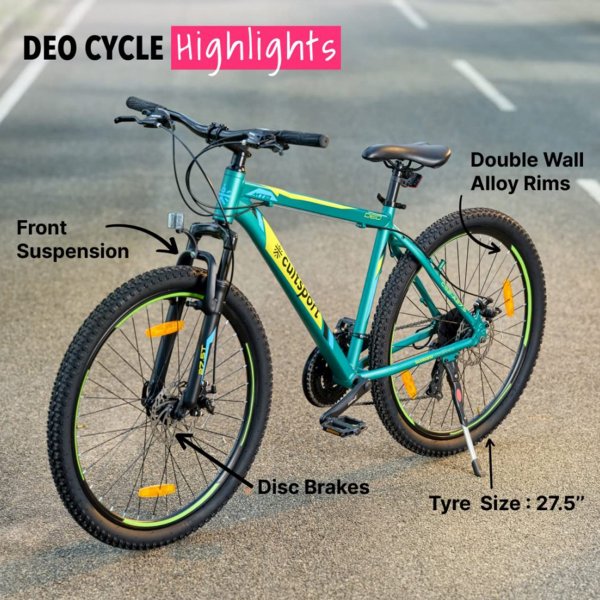 Mountainbike 27,5\\\" | 21 växlar - Shimano | Deo - Grön Mountainbike 27,5\\\" | 21 växlar - Shimano | Deo - Grön