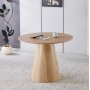 Runt matbord 100 cm i ek med plats f�r 4 personer | Moi