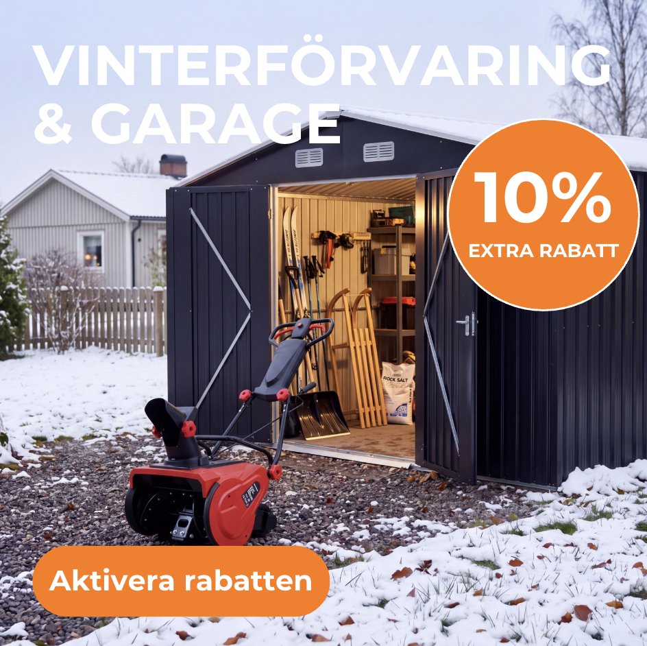 Garage & förvaring vinter 10% extra Garage & förvaring vinter 10% extra