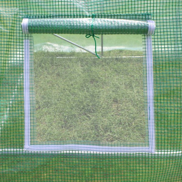 Tunnelvxthus 9m | Stlram med PE-plastverdrag