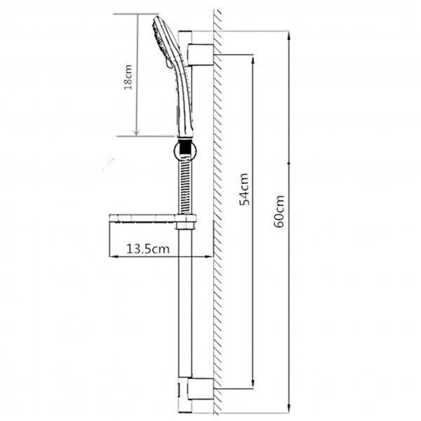 Duschset termostadblandare 150 cc | Krom | FD-3004A