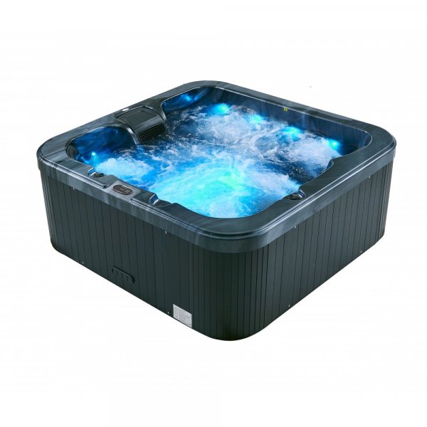 Spabad Zeus Blackline Edition – 6 personer | Svart Lucite® Akryl | Balboa® Styrsystem Spabad Zeus Blackline Edition – 6 personer | Svart Lucite® Akryl | Balboa® Styrsystem