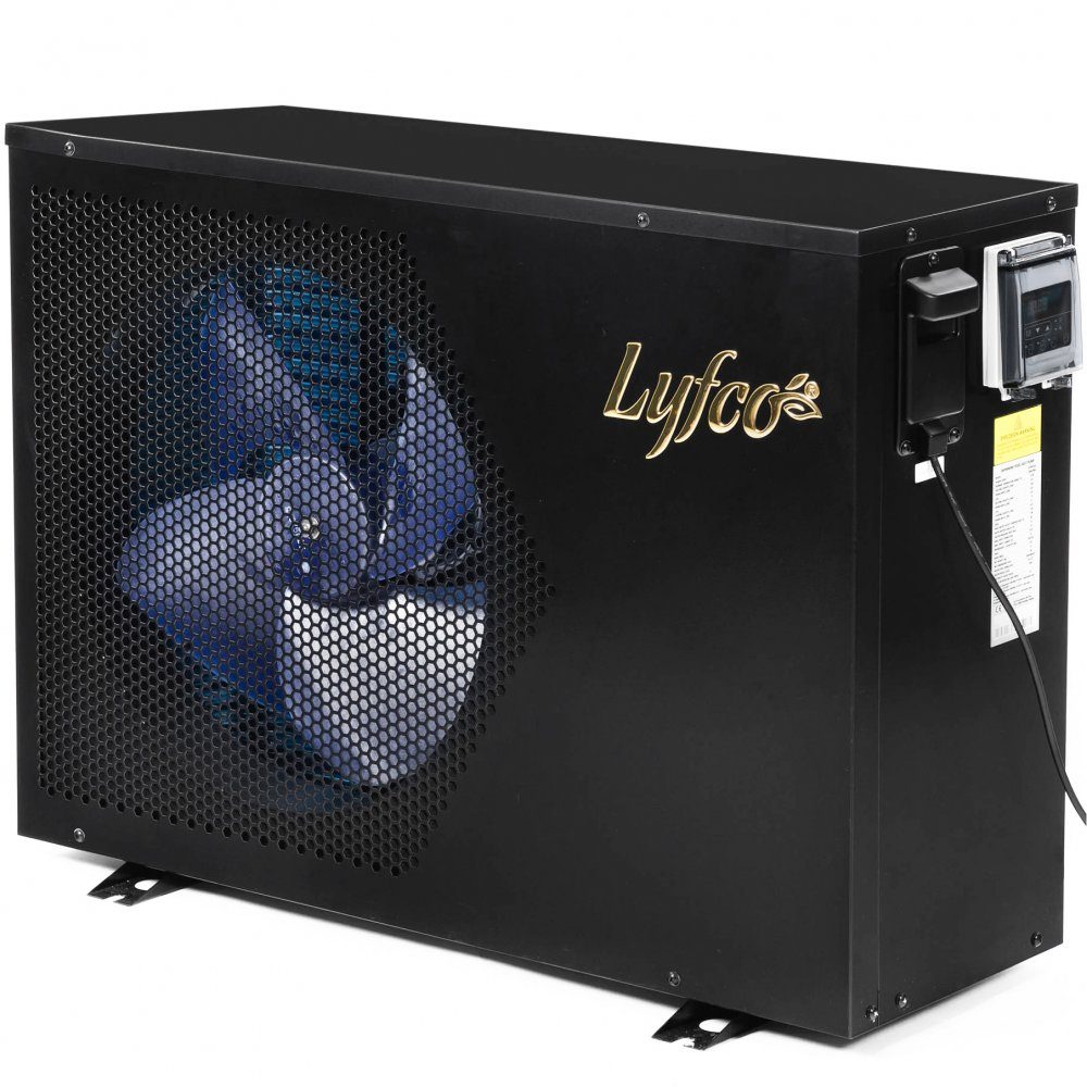 Poolvärmepump 12,4kW | Mitsubishi-kompressor | Titanium | För pooler upp till 60m³.