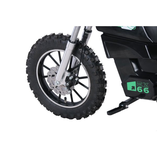 Elcross f�r barn 36V 5.2Ah | 500W elmotor, skivbromsar & st�td�mpare | Svart