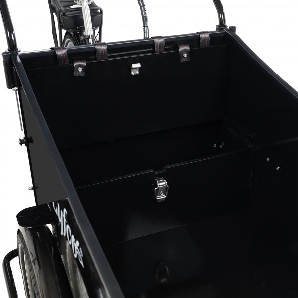 Eldriven cargobike | 250W - 16Ah | 6 växlar | LG-batteri - Pro Eldriven cargobike | 250W - 16Ah | 6 växlar | LG-batteri - Pro