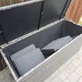 Kundbild Dynbox i konstrotting | 420L | Gr� | 134x54x59cm