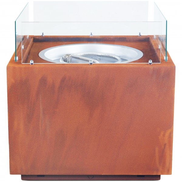 Gasoldriven eldstad i cortenstl | Fr utomhusmilj | Vilhelmina