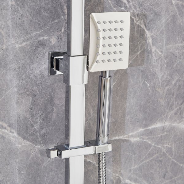 Takduschset med blandare | Sprudla - Krom Takduschset med blandare | Sprudla - Krom